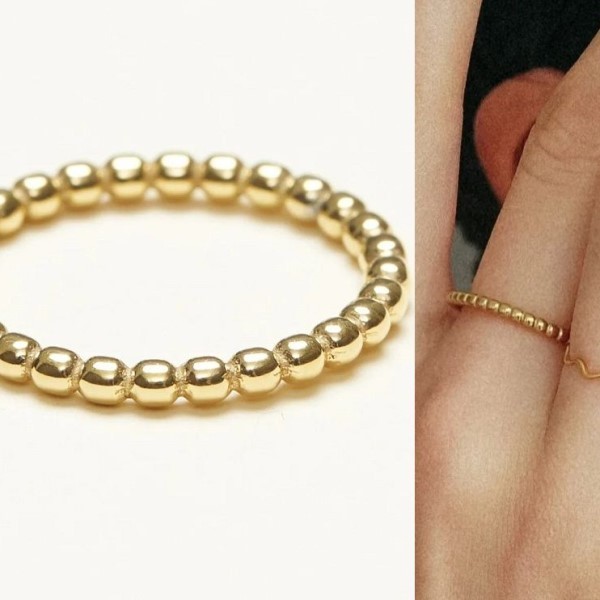 【Shapes Studio】Small Bobble Stackingリング