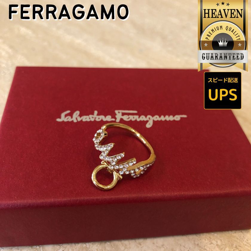 6万取引突破★UPS速達便利用！【FERRAGAMO】AMO リング