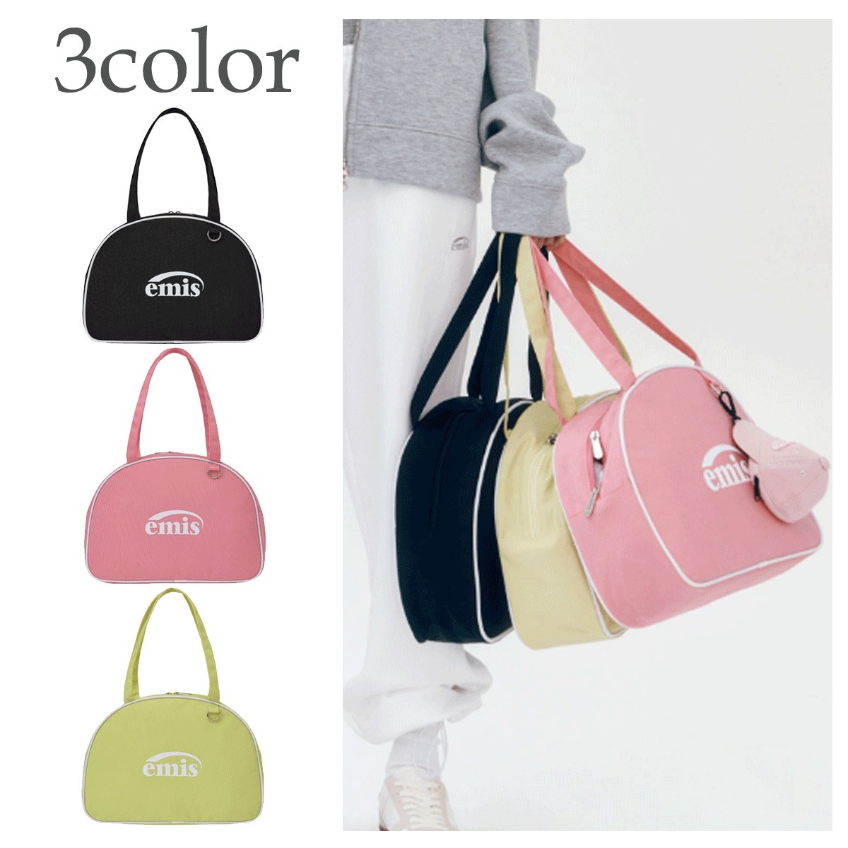 トートバッグ EMIS NYLON ROUND HALF BAG 4BKH011