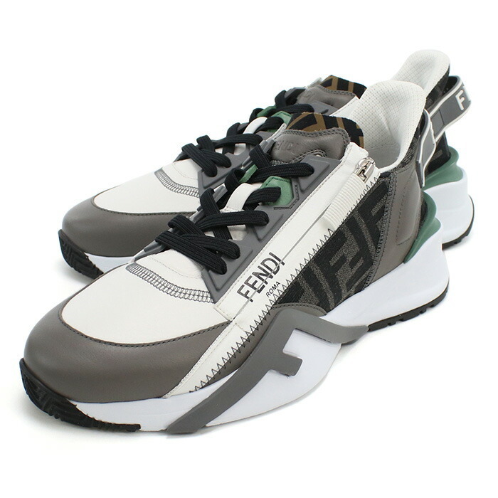 【国内即発】24SS！FENDI フロー メンズスニーカー 7E1392 F1OU1