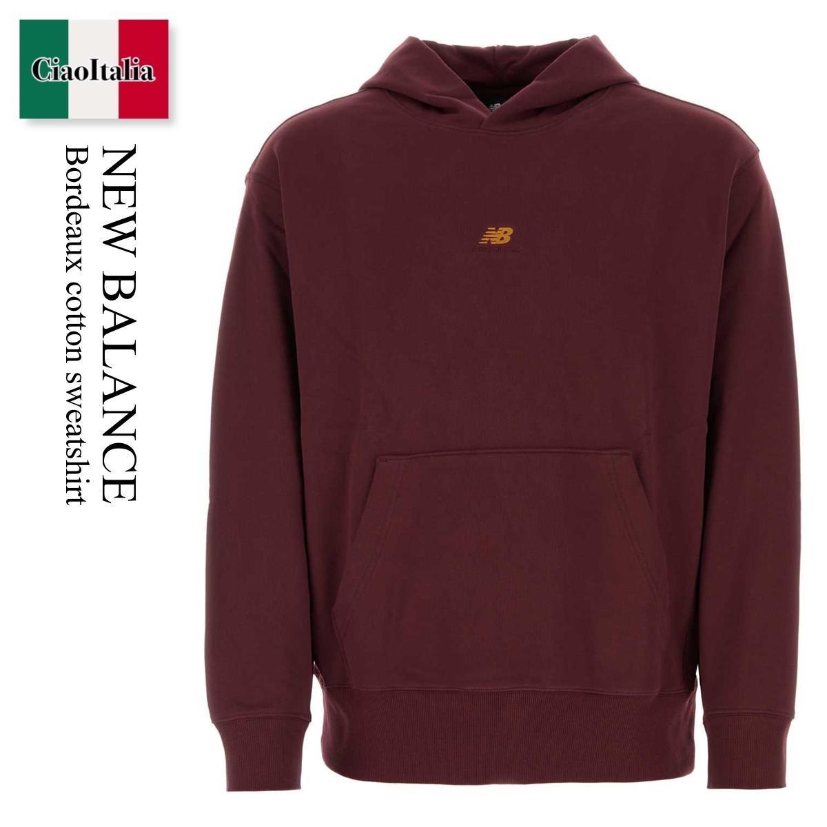 パーカー・フーディ New Balance Bordeaux Cotton Sweatshirt