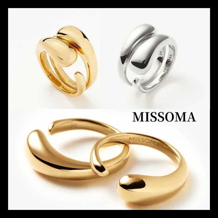【MISSOMA】モルテン ダブルスタッキングリング 2セット