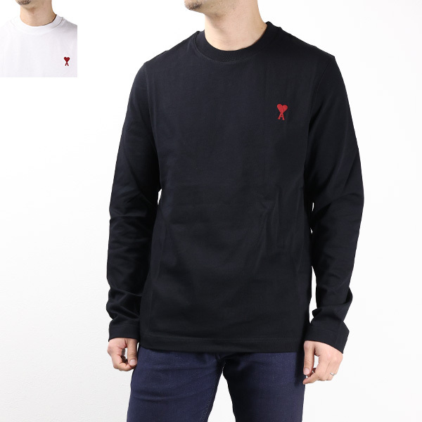 AMI PARIS アミ パリス Tシャツ 長袖 クルーネック カットソー