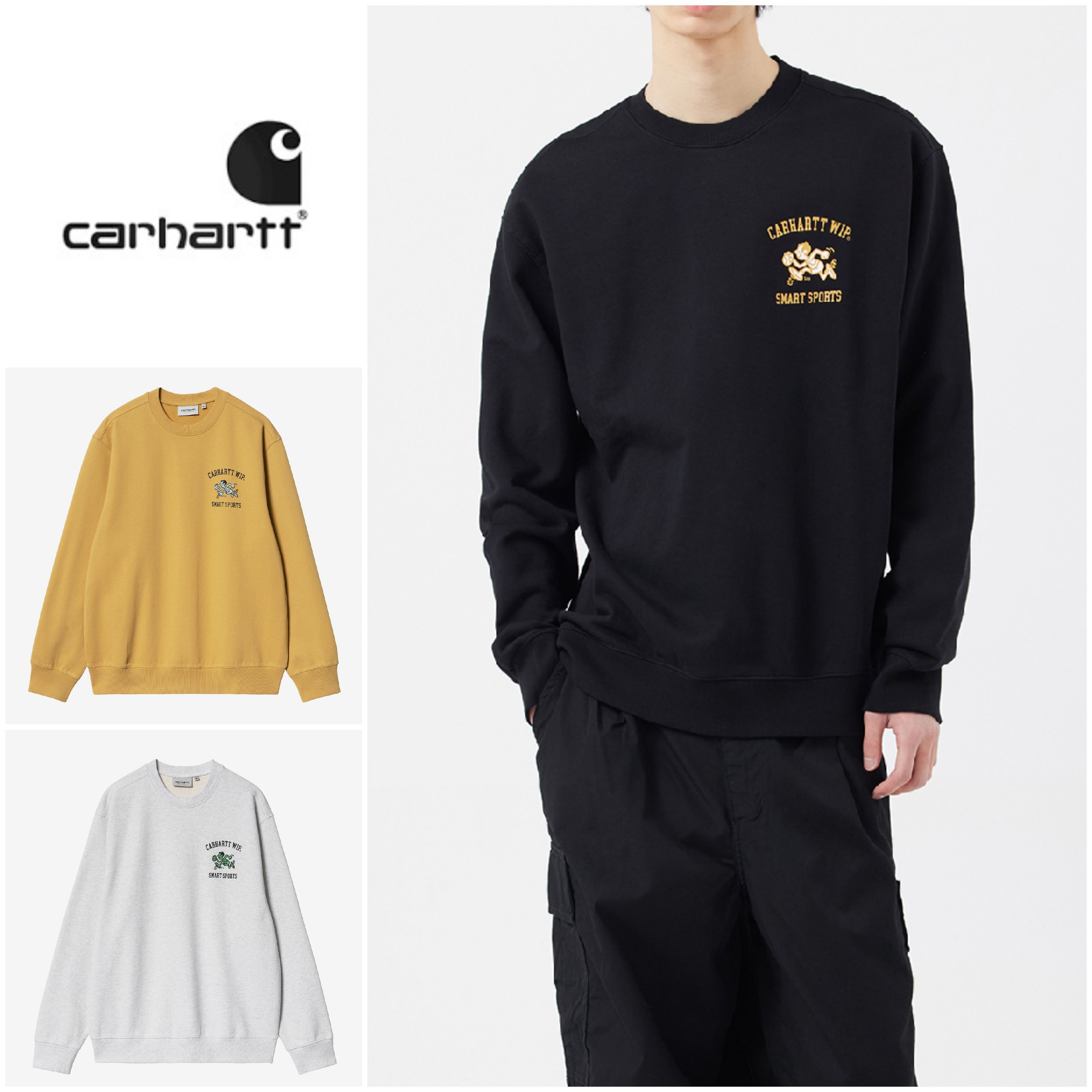 さらに100円引き◆CARHARTT◆SMART SPORTS SWEATSHIRT