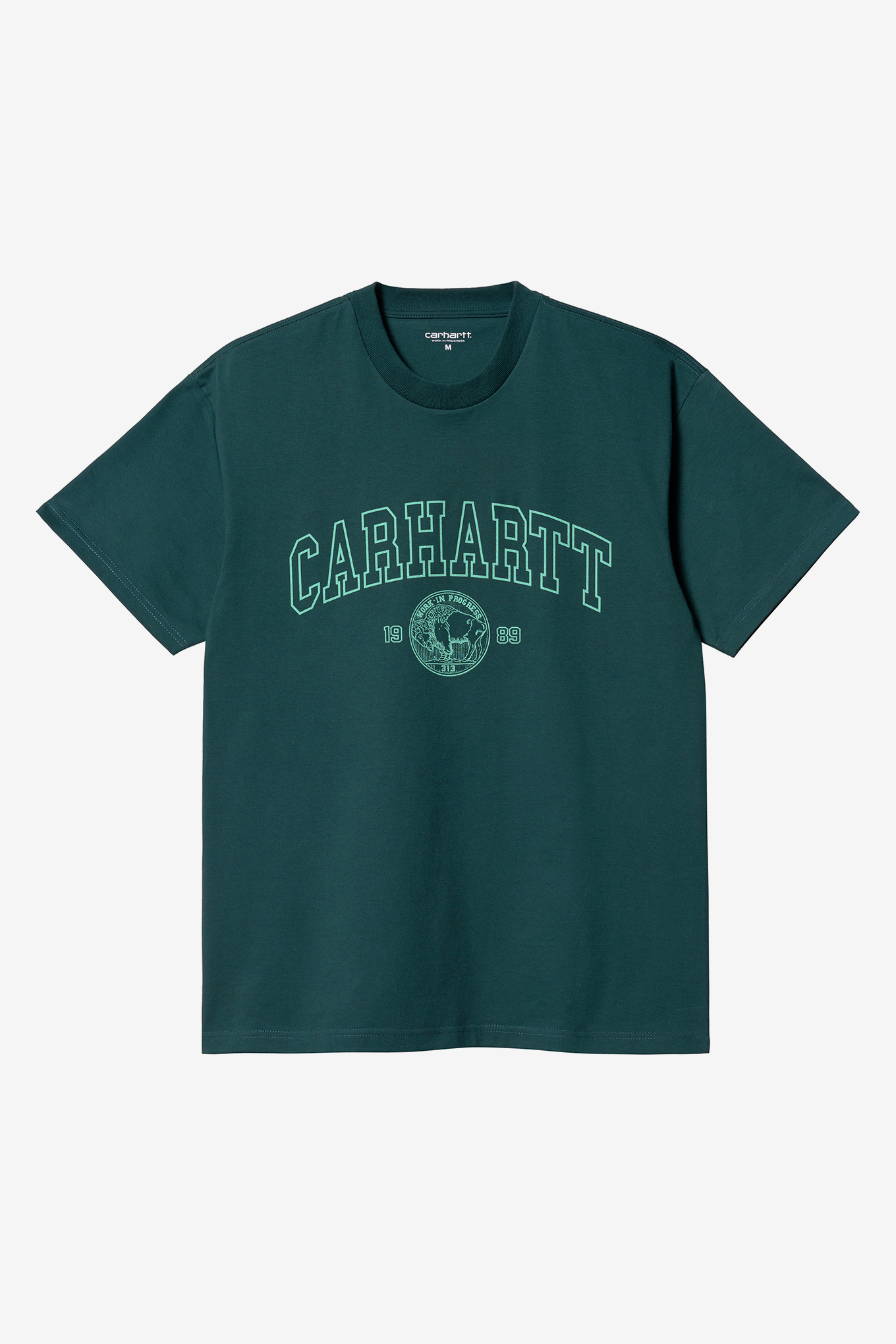 さらに100円引き◆CARHARTT◆S/S EARTH MAGIC T-SHIRT S/S UNIVERSITY T-SHIRT - Arcade / White