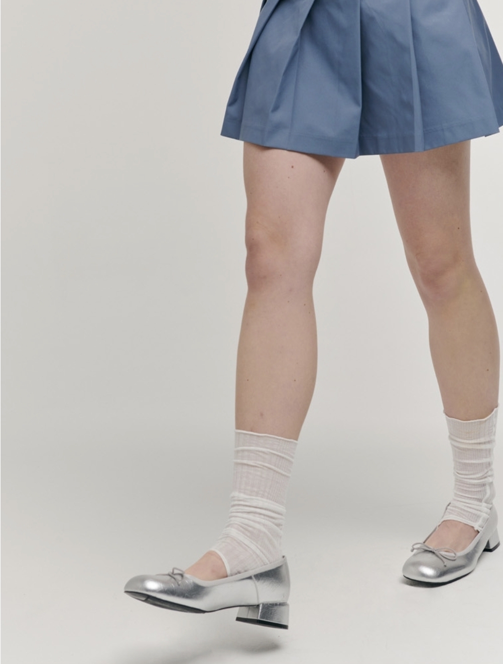 パンプス JILLSTUART [LAUREN] ROUND TOE LEATHER FLAT SHOES JILLSTUART [LAUREN] ROUND TOE LEATHER FLAT SHOES Ω パンプス