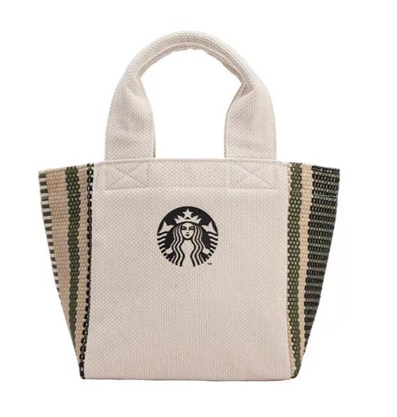 スターバックス台湾ハロウイン サイレンのツイード風バッグ org.jpg