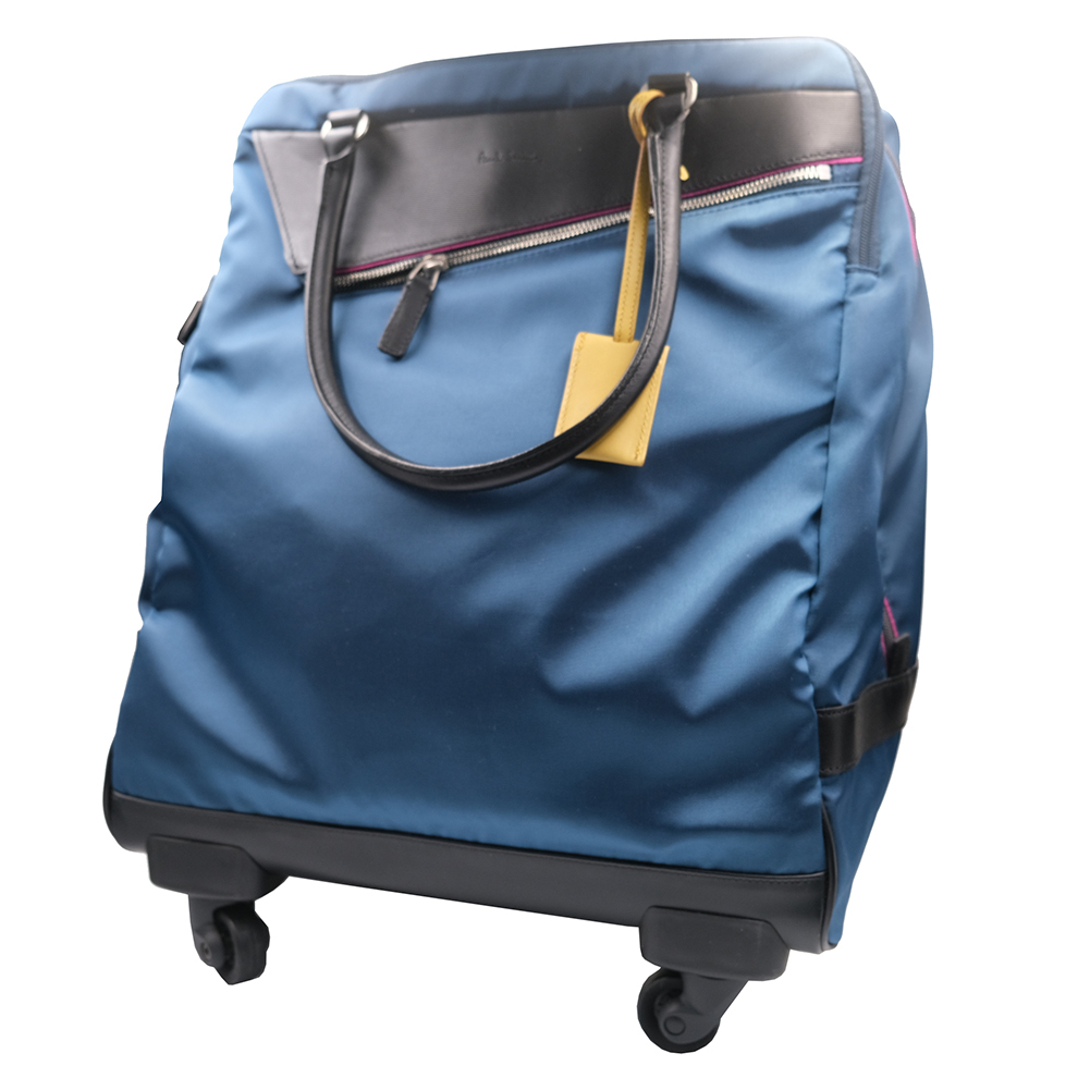 Paul Smith キャリーケース 旅行鞄 4570903 ブルー 訳アリ