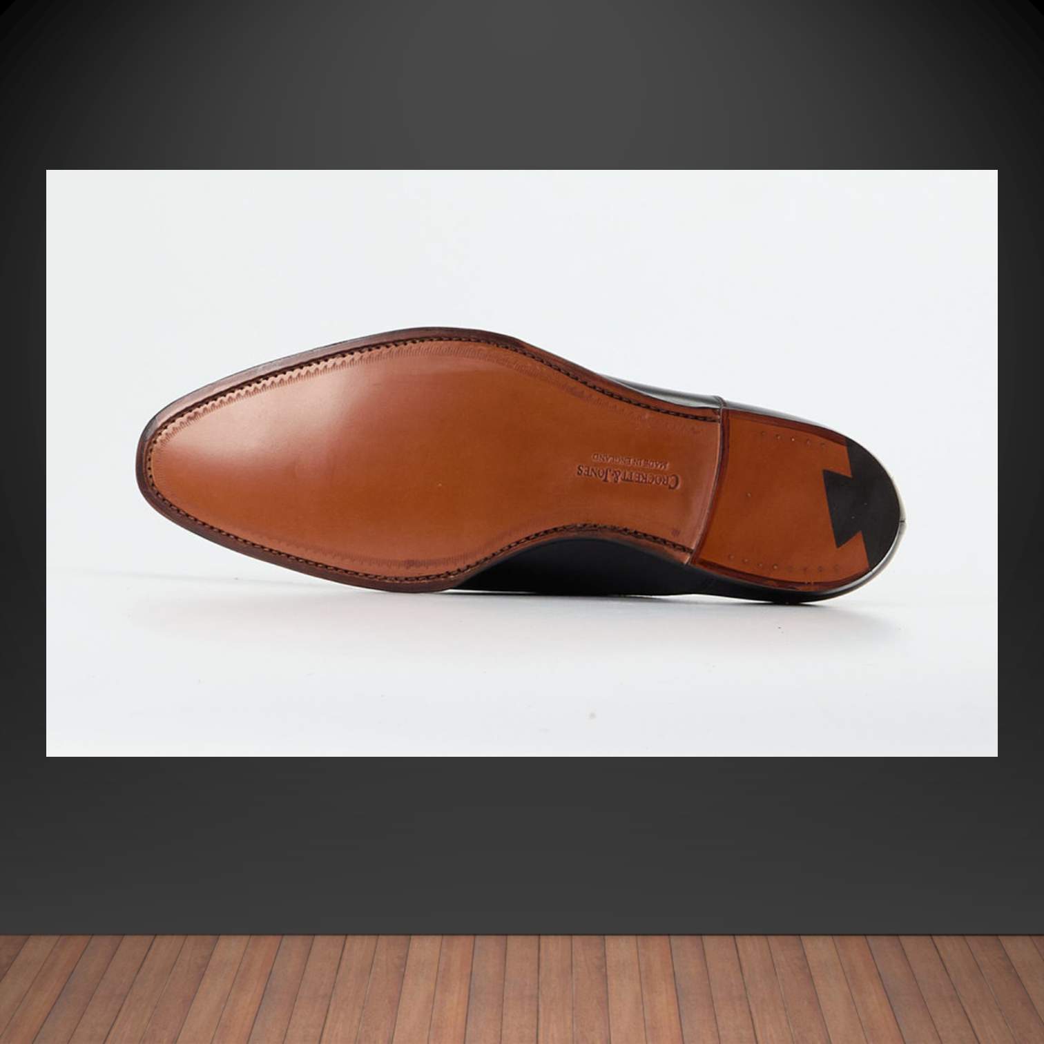 Crockett&Jones**Oxford lace-up** カーフレザー**black