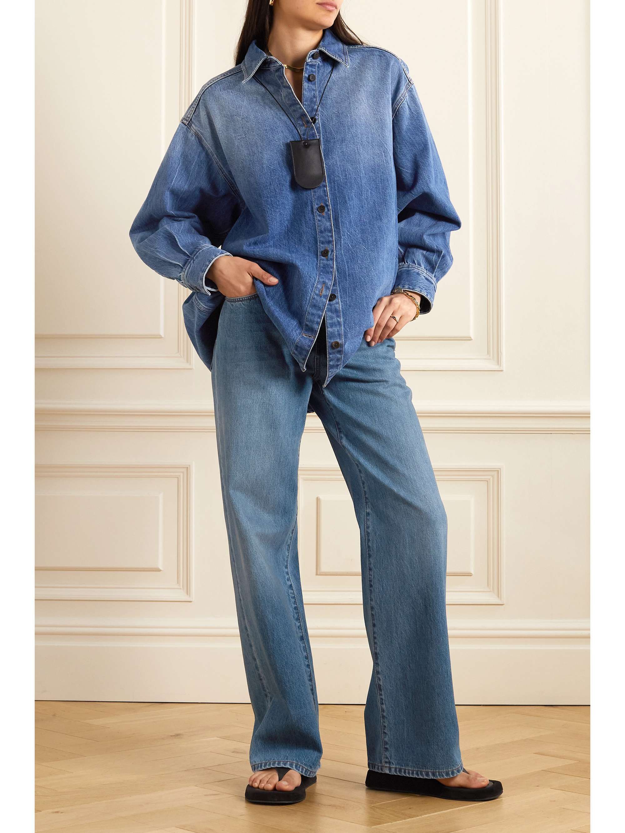 Eglitta Jean ブルー in Cotton – The Row