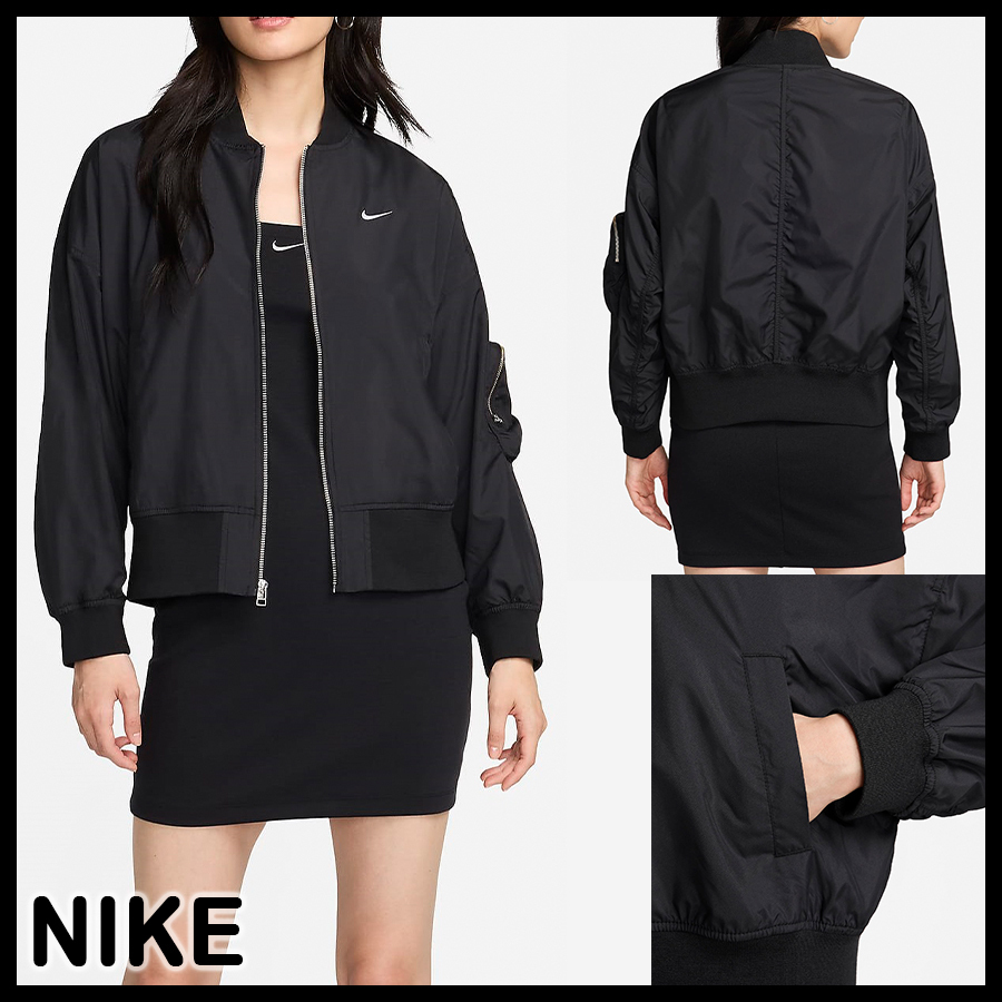 ★NIKE★W NSW ESS OVERSIZED ボンバージャケット★追跡可