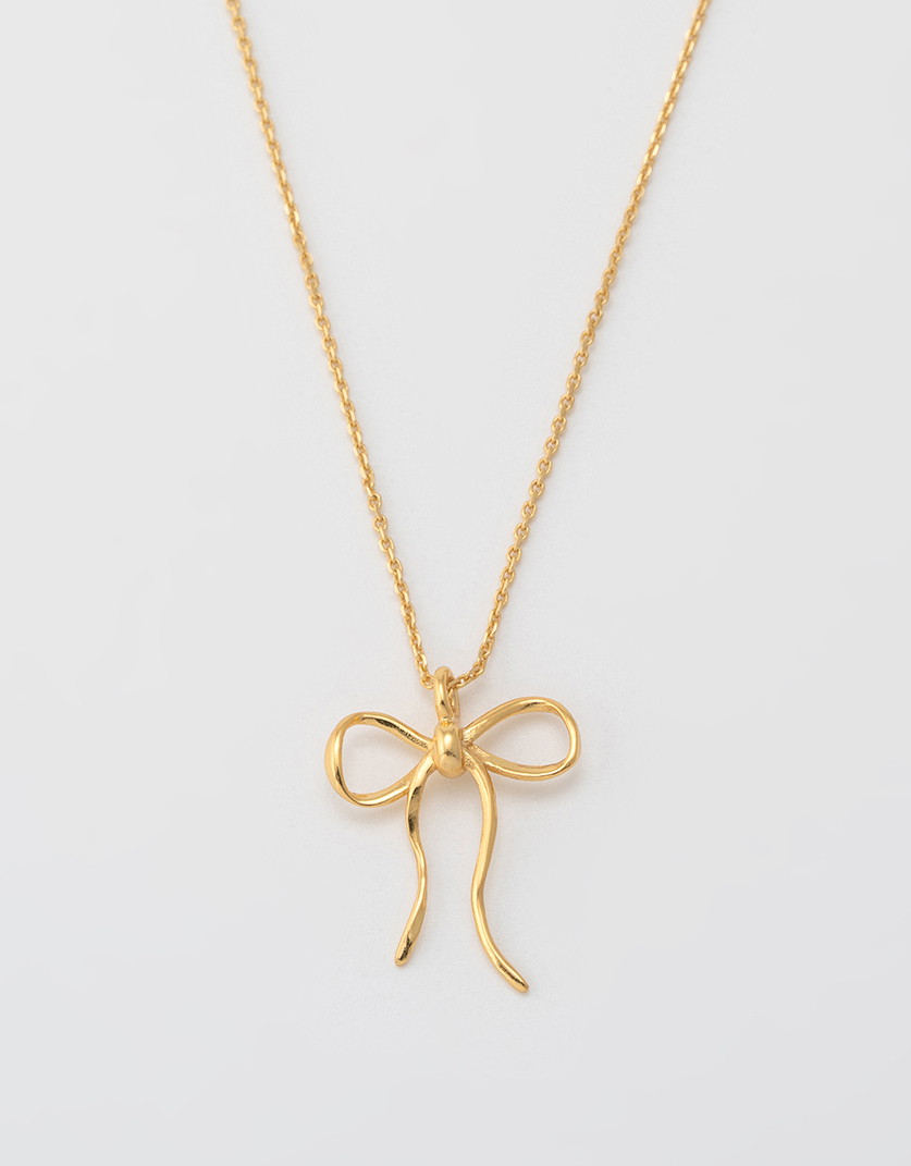 【TATIANA】French Ribbon Tie Necklace NZ2174〜ネックレス TATIANA】French Ribbon Tie Necklace NZ2174〜ネックレス