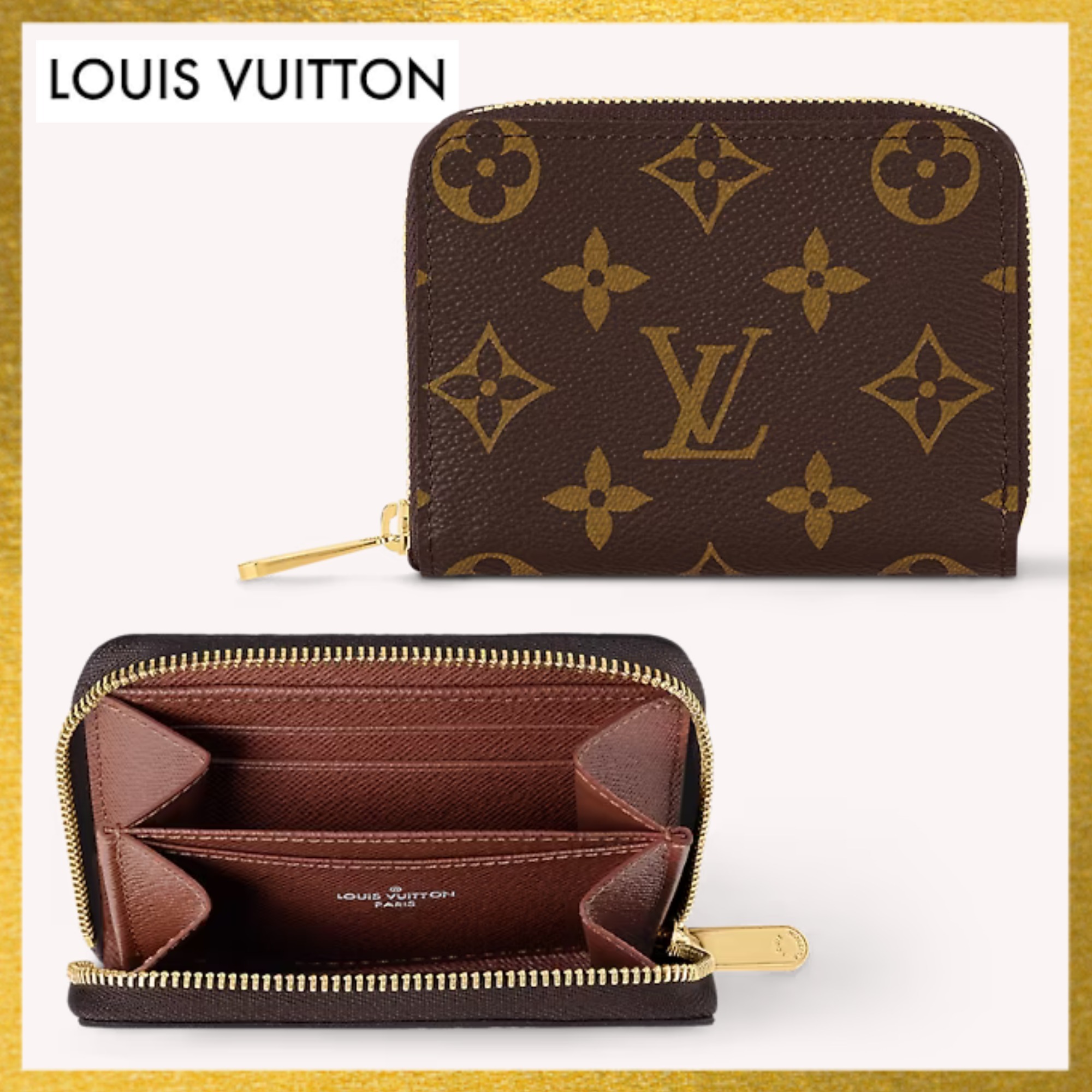 【LOUIS VUITTON】モノグラム キャンバス ジッピー コインパース