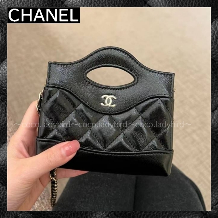 ☆24SS 可愛くエレガントに☆ CHANEL チェーンクラッチ ２色展開