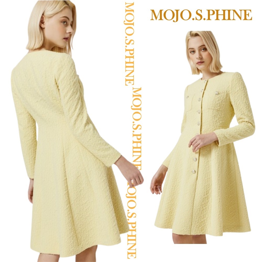 ■MOJO ESPIN(模造エスピン)Double pocket A-line dress