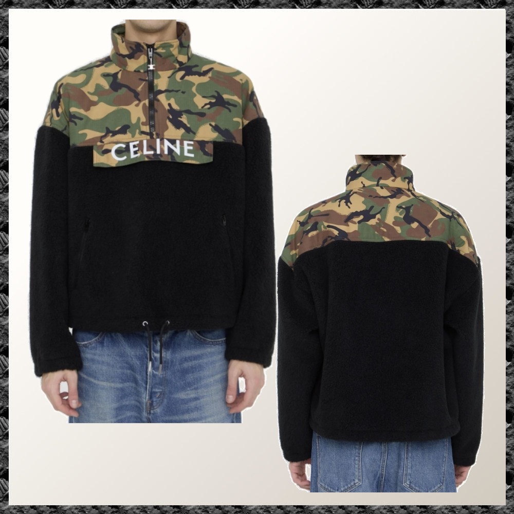 ◆希少◆送料込！【CELINE】カモフラージュ パネル ジャンパー