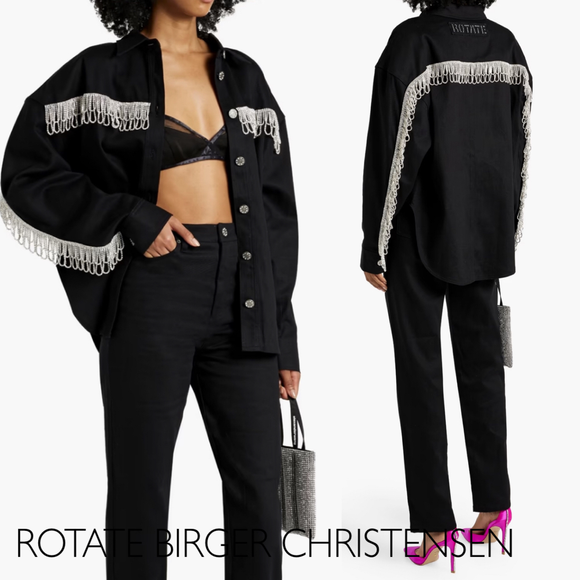 クリスタル★デニムジャケット★ ROTATE BIRGER CHRISTENSEN