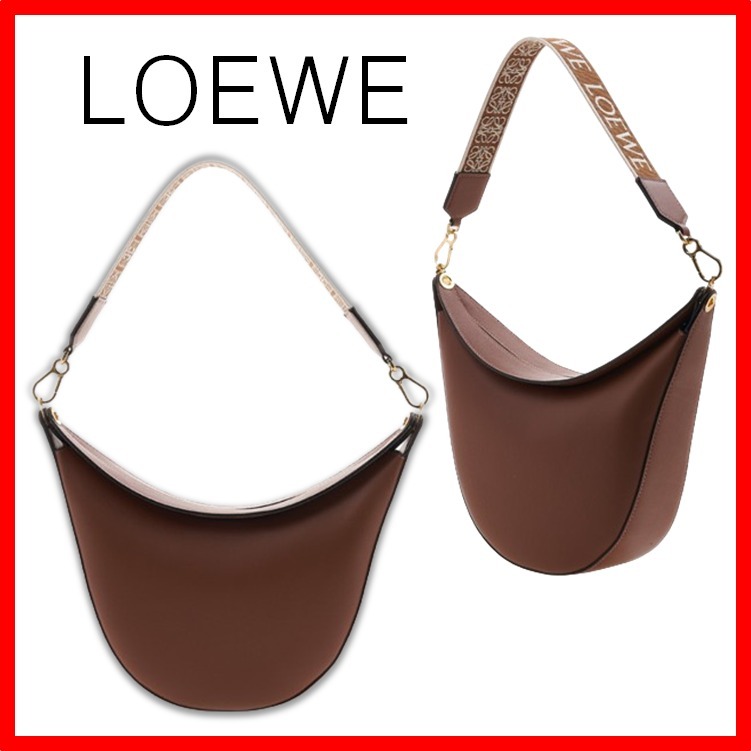 ☆韓国の人気☆【LOEWE】☆ジャカード ストラップ ルナバッグ☆