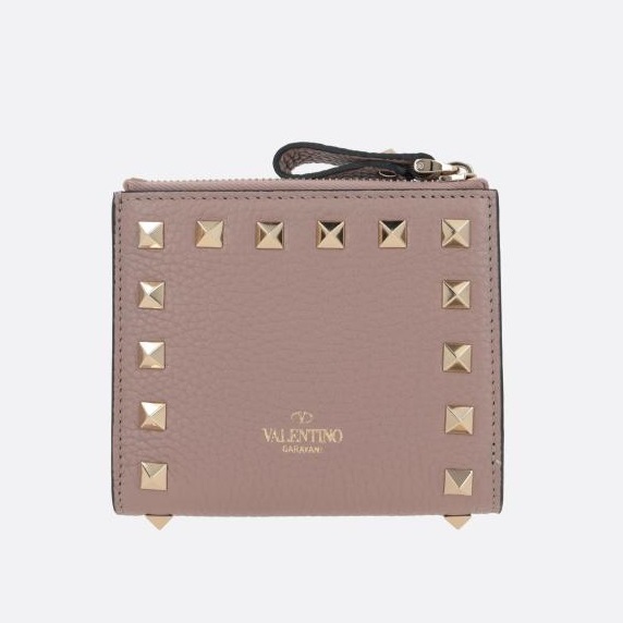 関税送料込み- VALENTINO ロックスタッズ スモール ウォレット 関税送料無料【VALENTINO】ロックスタッズ スモール ウォレット