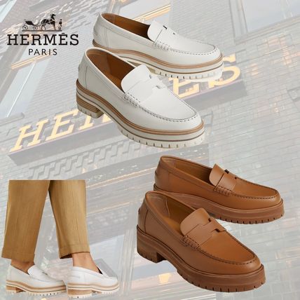 23cm HERMES(エルメス) ローファー・オックスフォード