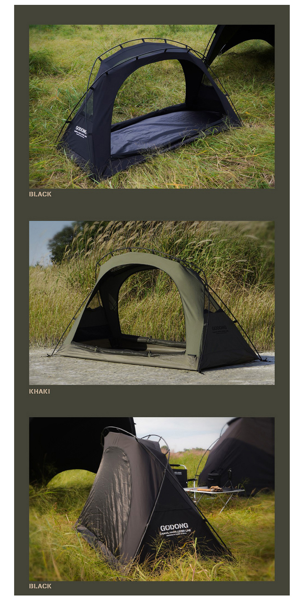 ★CAMVIL キャンビル★GODONG S TENT★ゴドング テント S★ 再入荷】ゴードンテント 綿 インナー ドームテント（CAMVIL