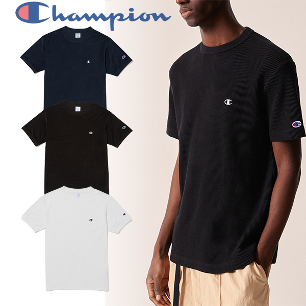 【CHAMPION】テリー素材Cロゴ半袖Tシャツ★送料・関税込