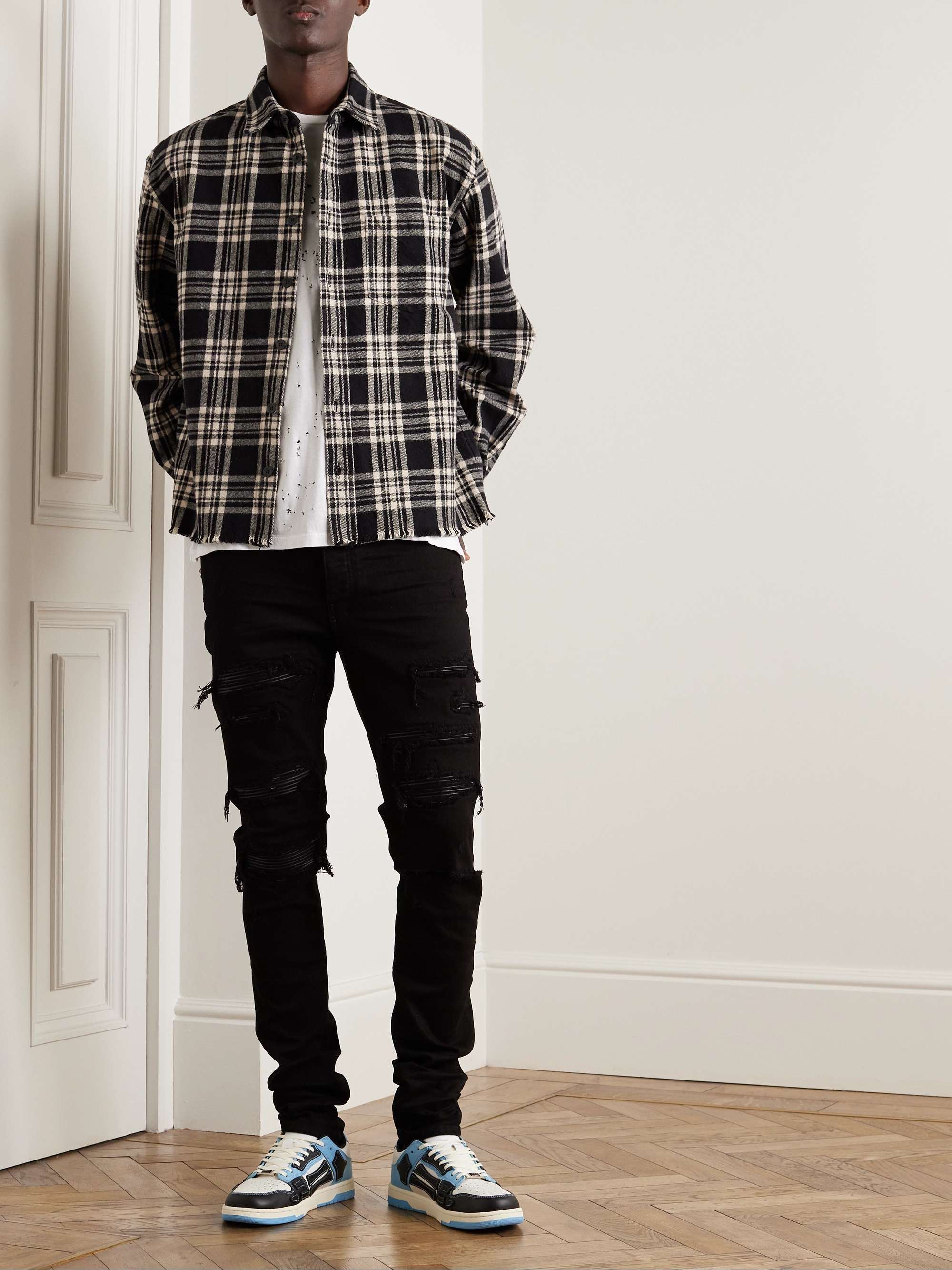 《洗練された魅力》【AMIRI】ダメージ加工スキニージーンズ