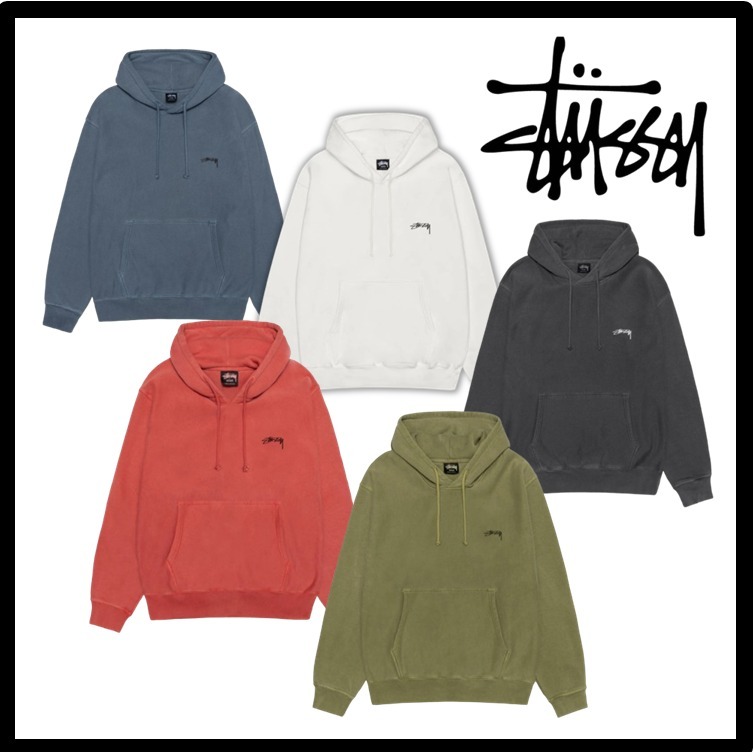 ★送料・関税込★STUSSY★SMOOTH STOCK HOODIE PIGMENT DYED★