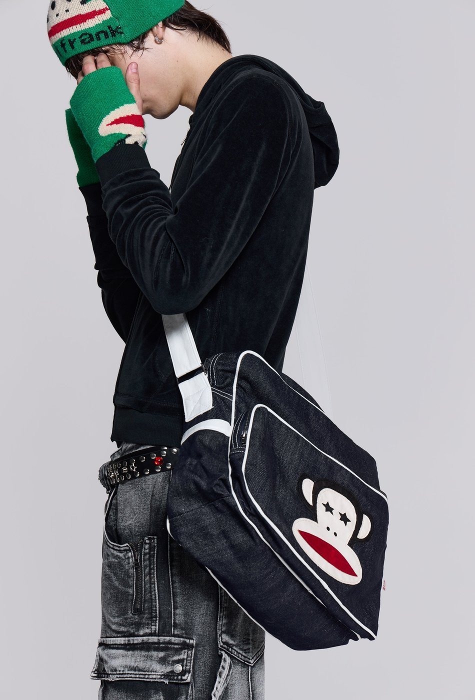 バッグ jadedlondon Paul Frank Denim School Bag 大人気！Jaded London☆Paul Frank Denim School バッグ