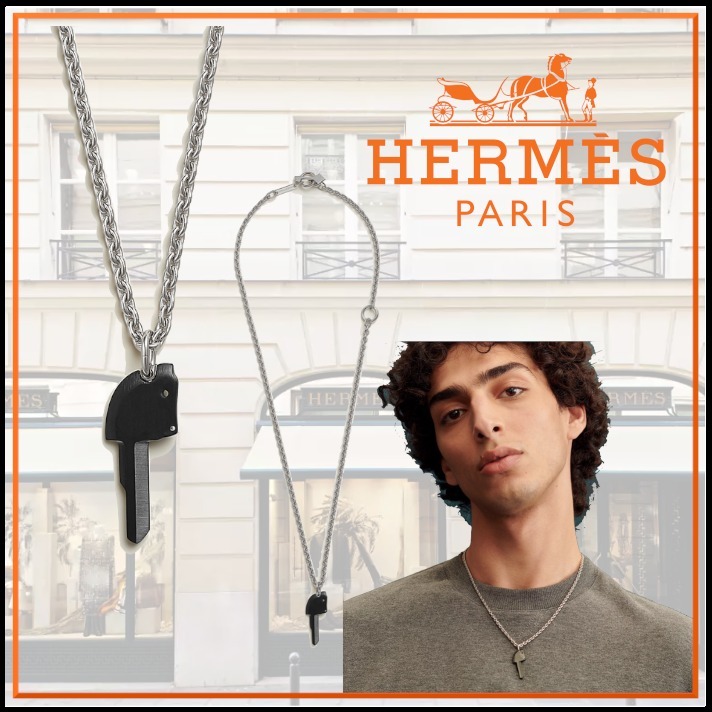 最高級 新作！】so blackの鍵モチーフHermesCle ネックレス Cheval 小物