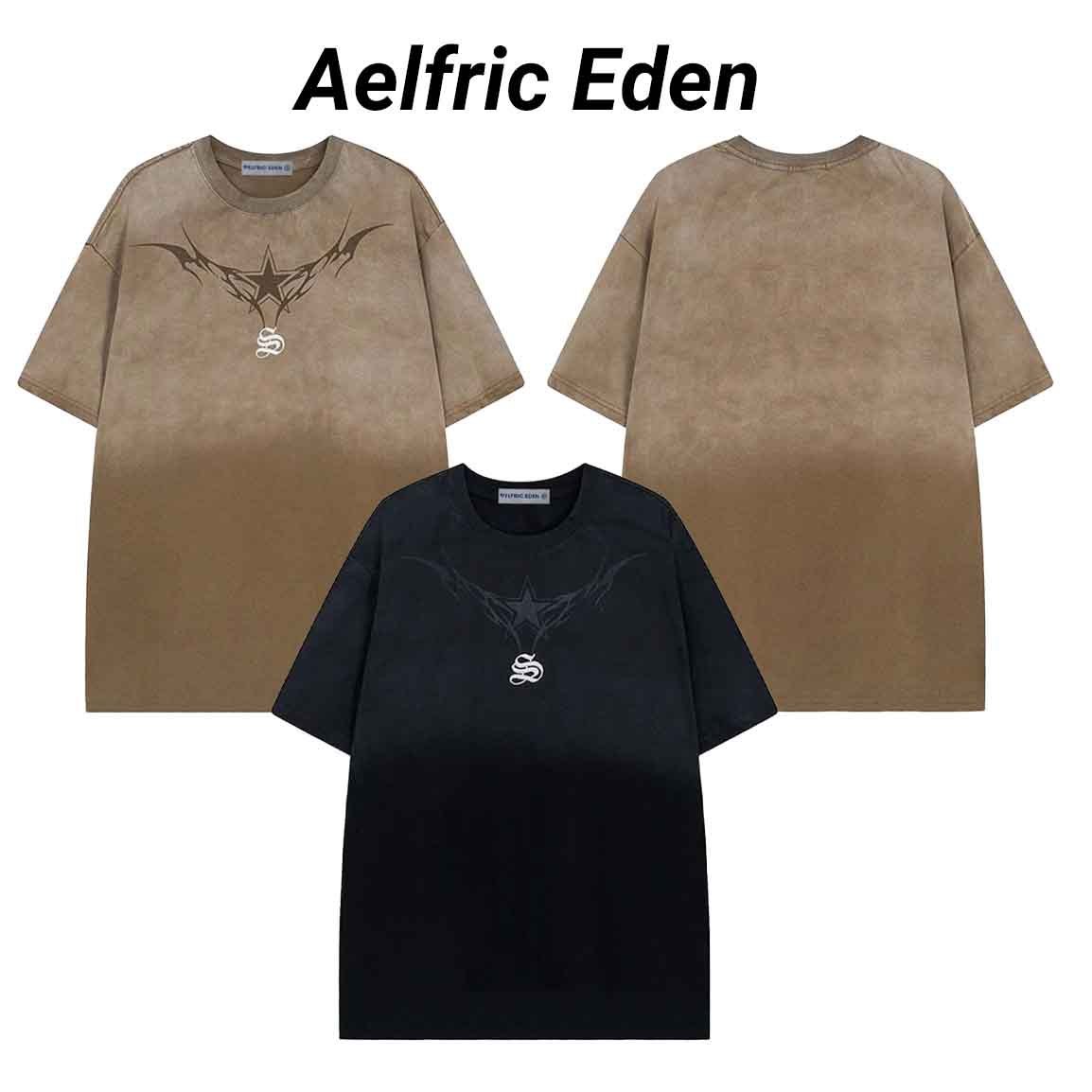 ◆Aelfric Eden◆Gradient Star 半袖 プリントTシャツ 送料込
