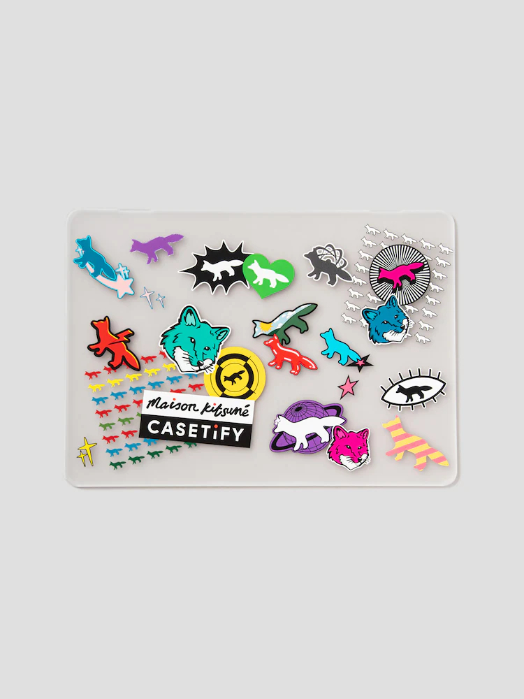 Maison Kitsune X Casetify★[正規品] Stickers Macbook Case Maison Kitsune X Casetify☆[正規品] Stickers Macbook Case