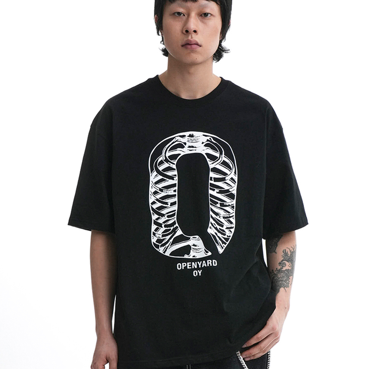 ★OY★OY BONE T-BLACK★正規品/韓国直送料込/ユニセックス/人気