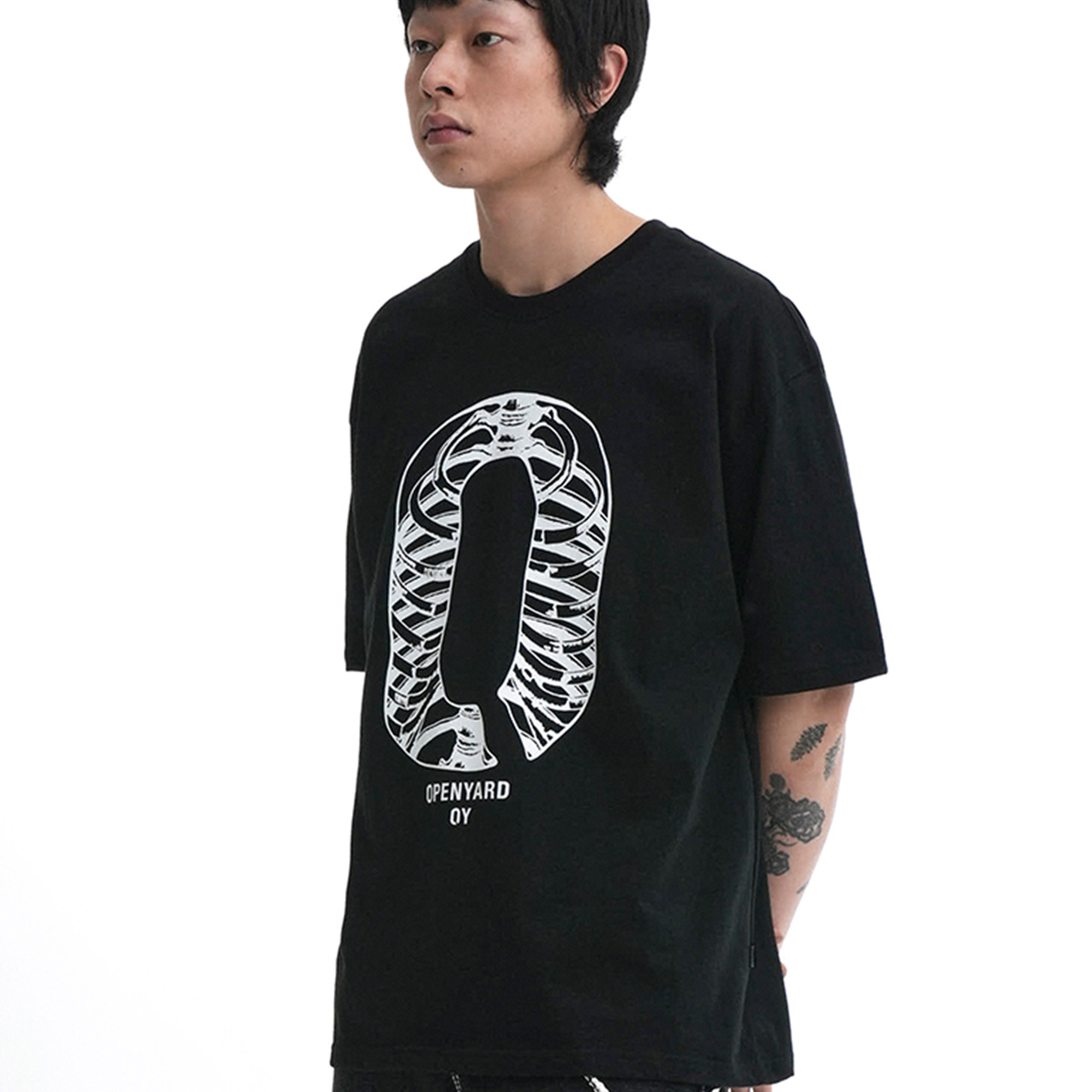 ★OY★OY BONE T-BLACK★正規品/韓国直送料込/ユニセックス/人気
