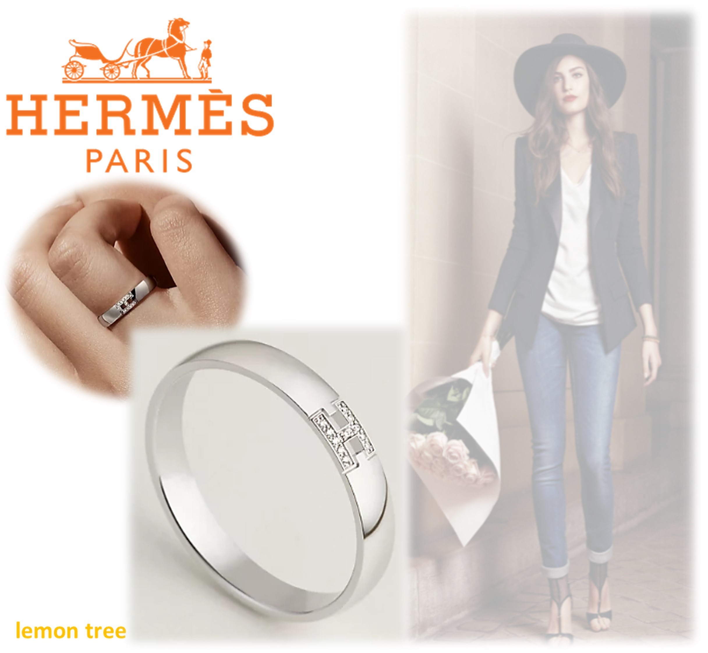 【HERMES】ウェディングリング 《エヴァー・ヘラクレス》