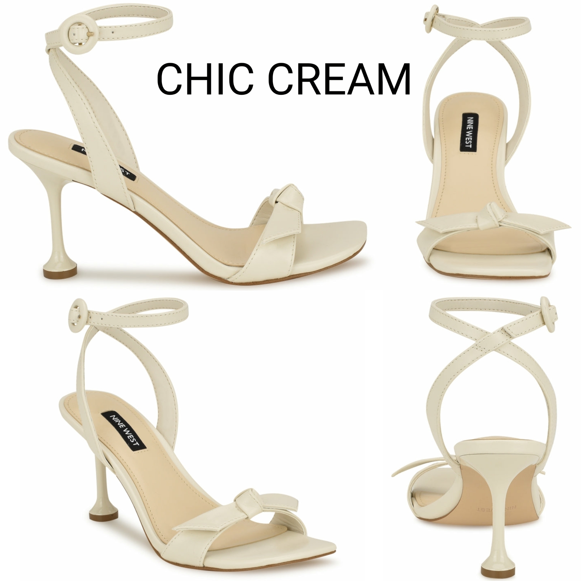 Nine West*リボン*アンクルストラップ*サンダル/Marella Marella Bow Dress Sandals – Nine West