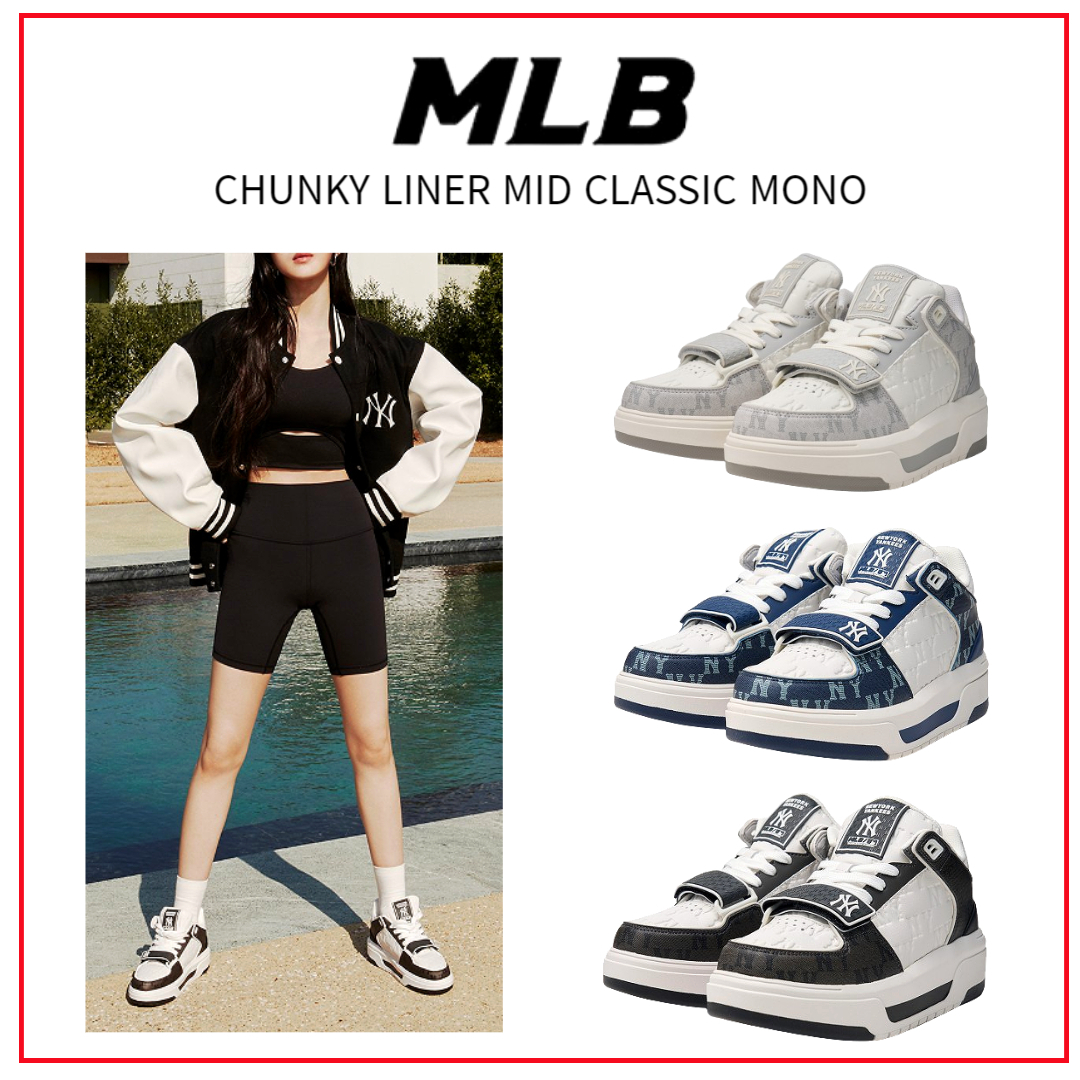 【韓国】MLB■CHUNKY LINER MID CLASSIC MONO■ユニセックス