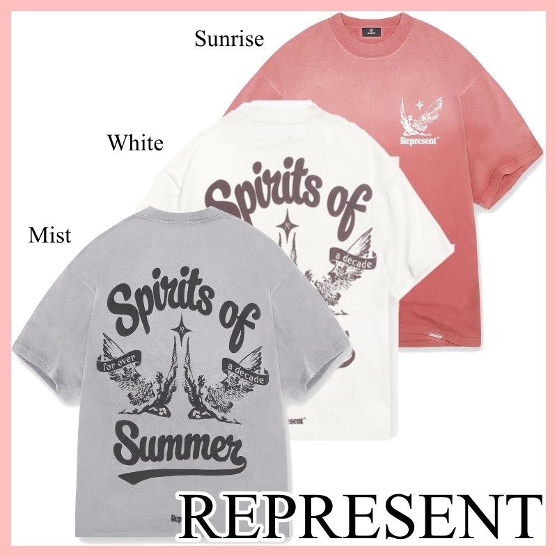 REPRESENT SPIRITS OF SUMMER Tシャツ 半袖 3色 送料込み