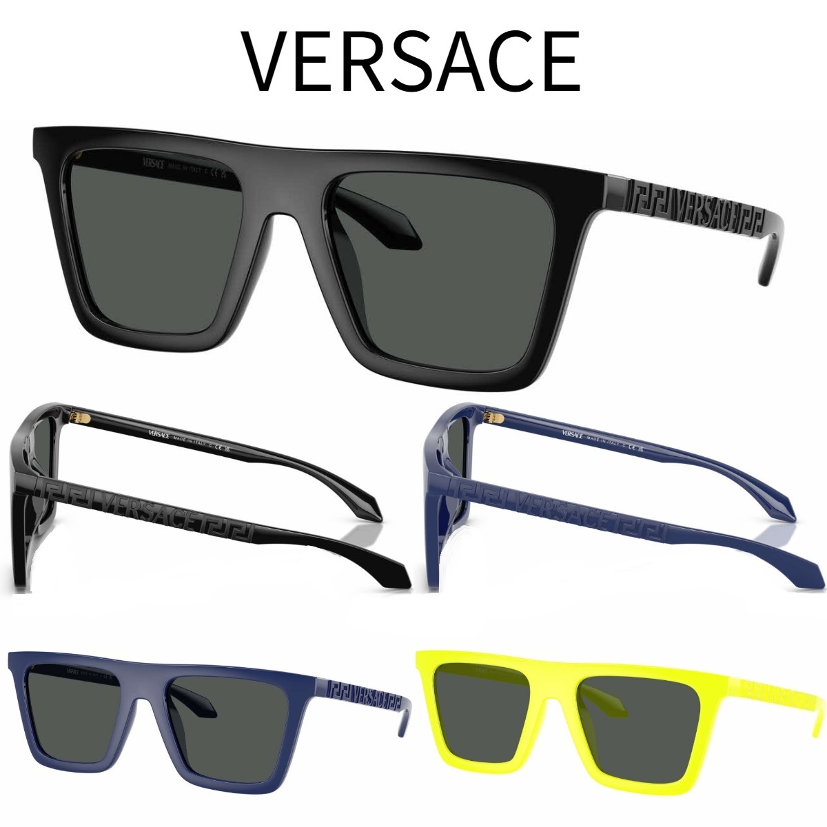 関税・送料込み＊VERSACE＊ロゴ クロスチェーン サングラス