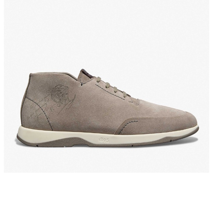 Berluti】おしゃれ☆Echappee スエード ミッドトップ ダービー