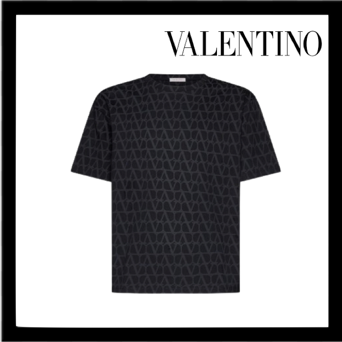 新着 関税送料込み VALENTINO プリント クルーネック T シャツ
