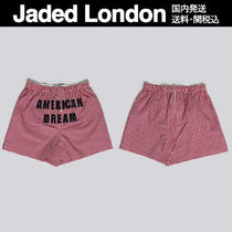 大人気！Jaded London★Red Gingham Printed ボクサーパンツ