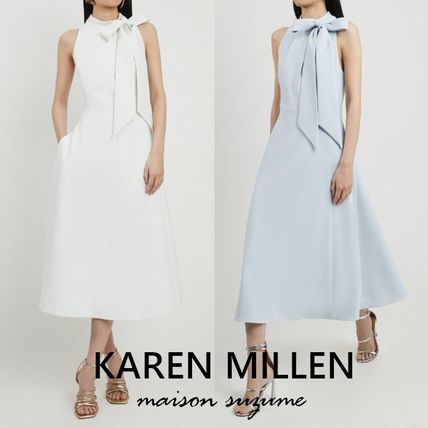 Karen Millen(カレンミレン)* プリントハイネック ワンピース Karen Millen(カレンミレン) ワンピース・オールインワン