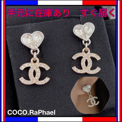 《23SS》ハート【CHANEL】シャネル CCロゴ ピアス