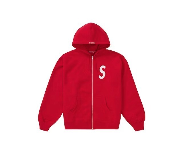 ★FW23★Supreme★送関込★話題のSロゴ ジップアップパーカー ☆FW23☆Supreme☆送関込☆話題のSロゴ ジップアップパーカー