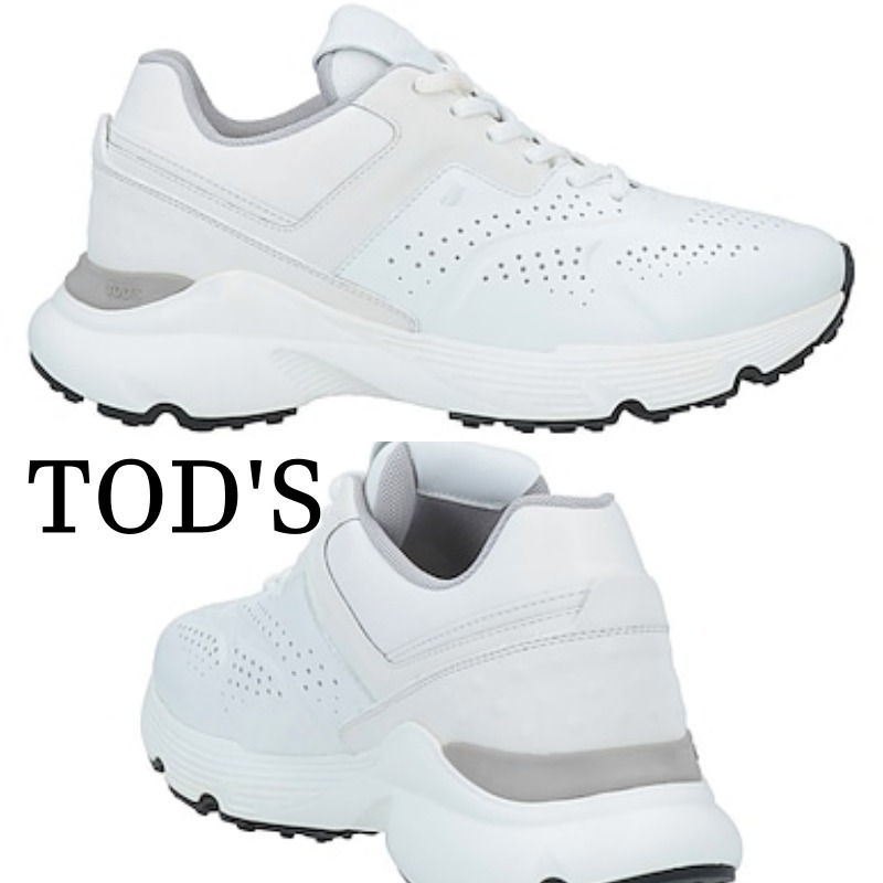 TOD'S ロゴ スニーカー ホワイト 送関込