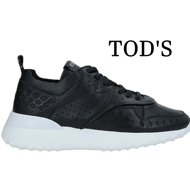 TOD'S ロゴ スニーカー ブラック 送関込
