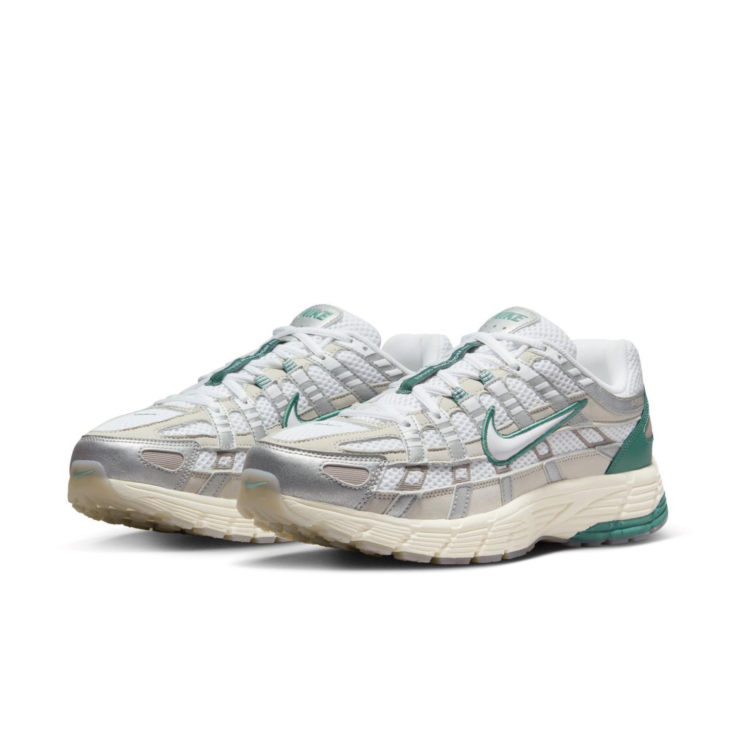 国内配送 NIKE P-6000 PRM LT BONE/WHITE-MTLC SILVER-BICOASTAL