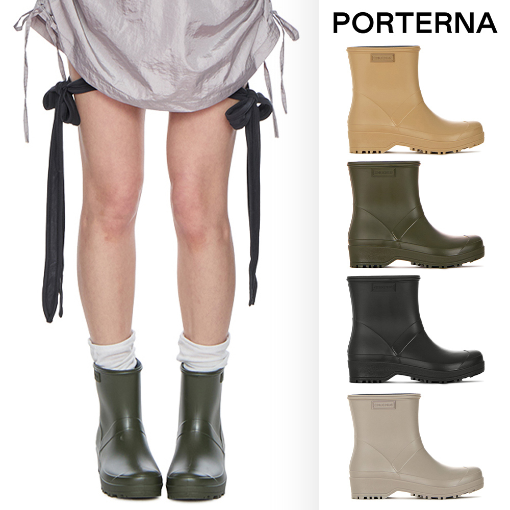 【PORTERNA】Semi short rain boots