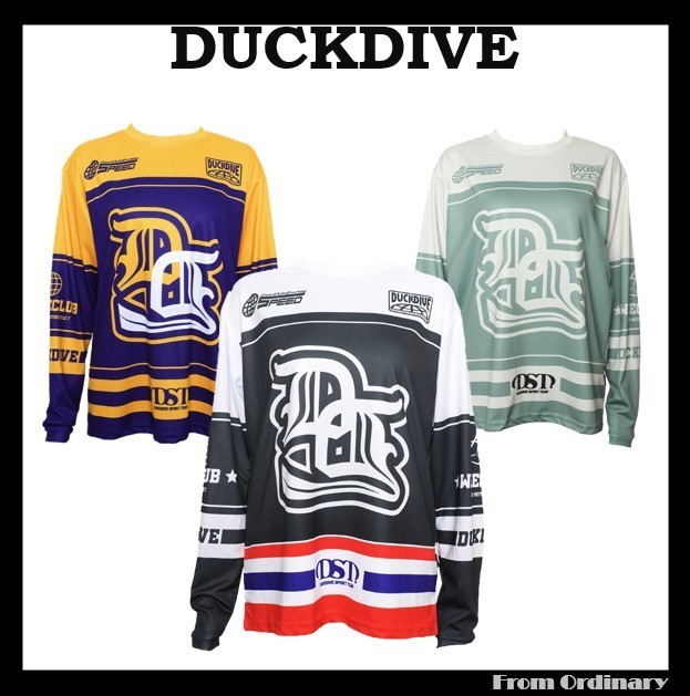 [DUCKDIVE] OLD SHCOOL SYMBOL MESH LONG SLEEVE ★大人気★